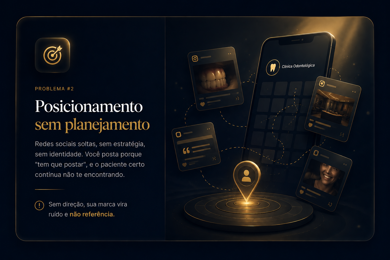 Posicionamento sem planejamento. Redes sociais soltas sem estratégia